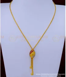 Ladies gold store chain with locket